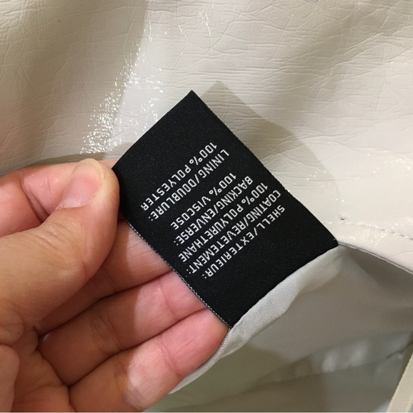 7 FOR ALL MANKIND 2 PCS Set VEGAN LEATHER PANTS TOP  Grey Size Xs-s New - Picture 11 of 12